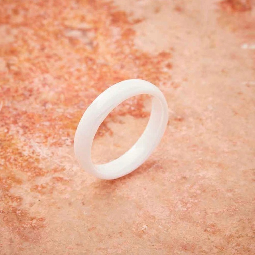 White Ceramic Ring